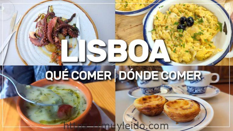 Descubre los mejores lugares para comer en Lisboa