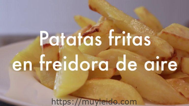Freír patatas en freidora de aire: trucos y consejos para una cocción saludable